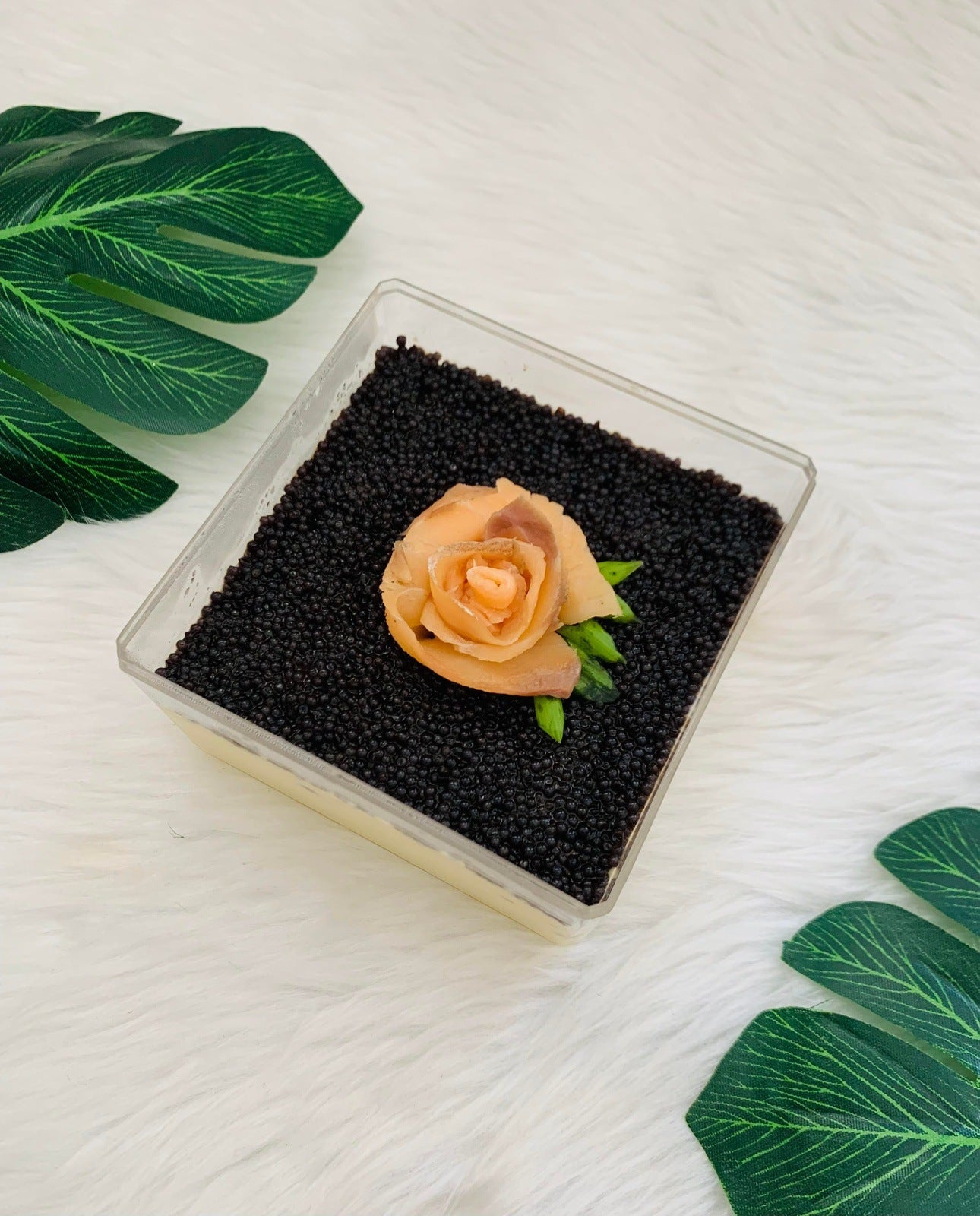 Classic Caviar Upgrade to Truffle with Salmon