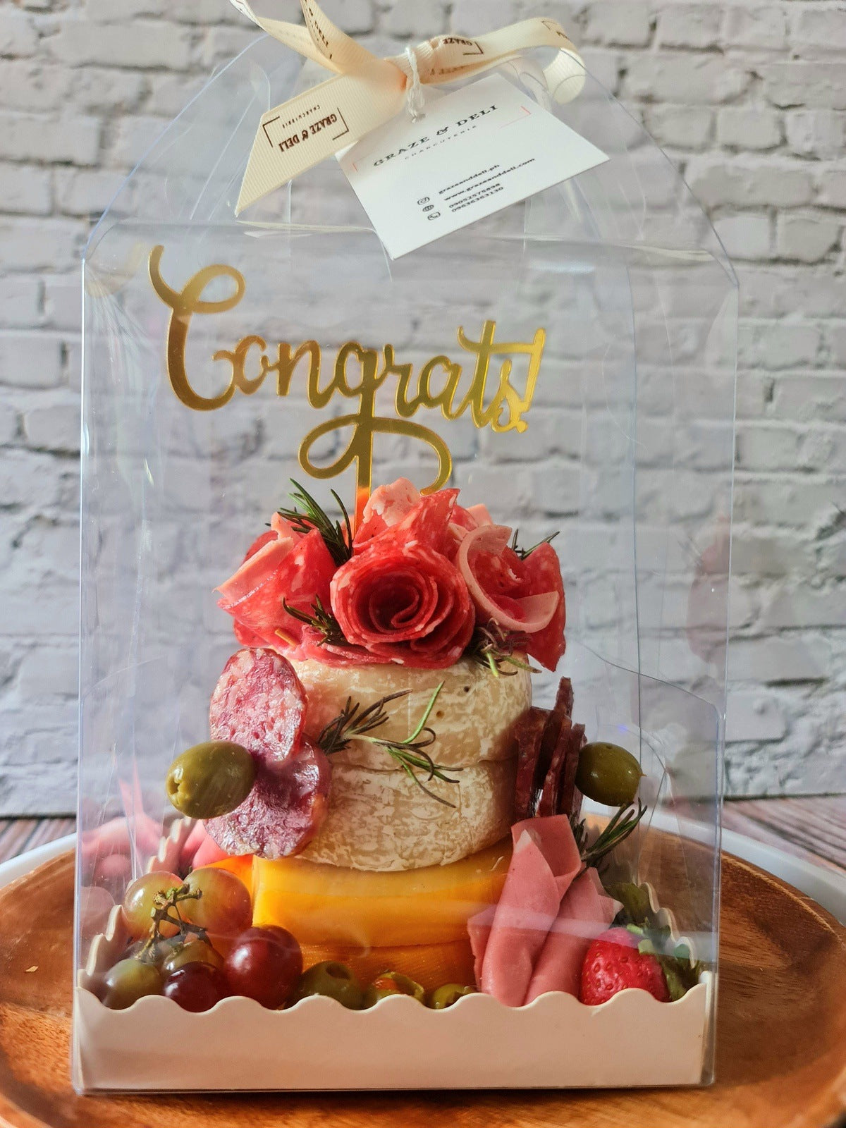 Cheese and Meat Tower