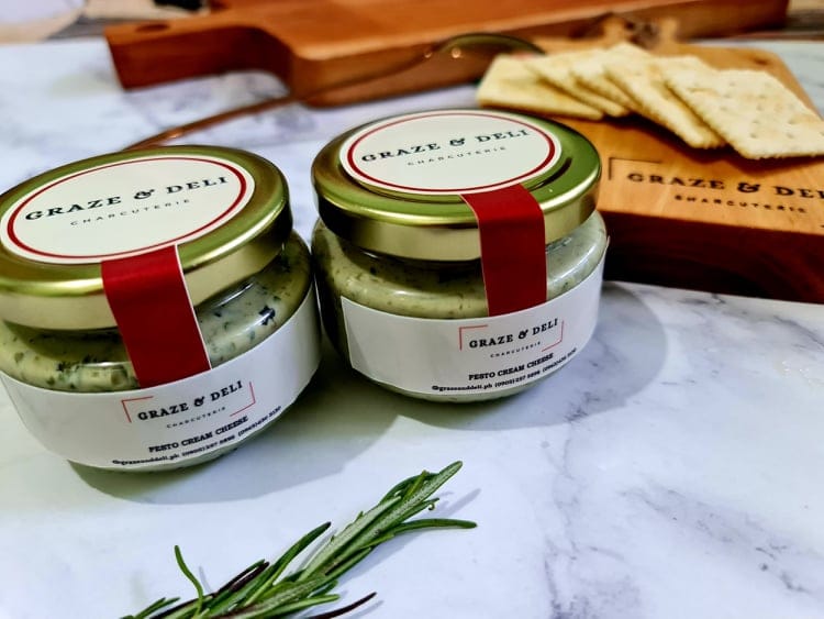 Pesto Cream Cheese
