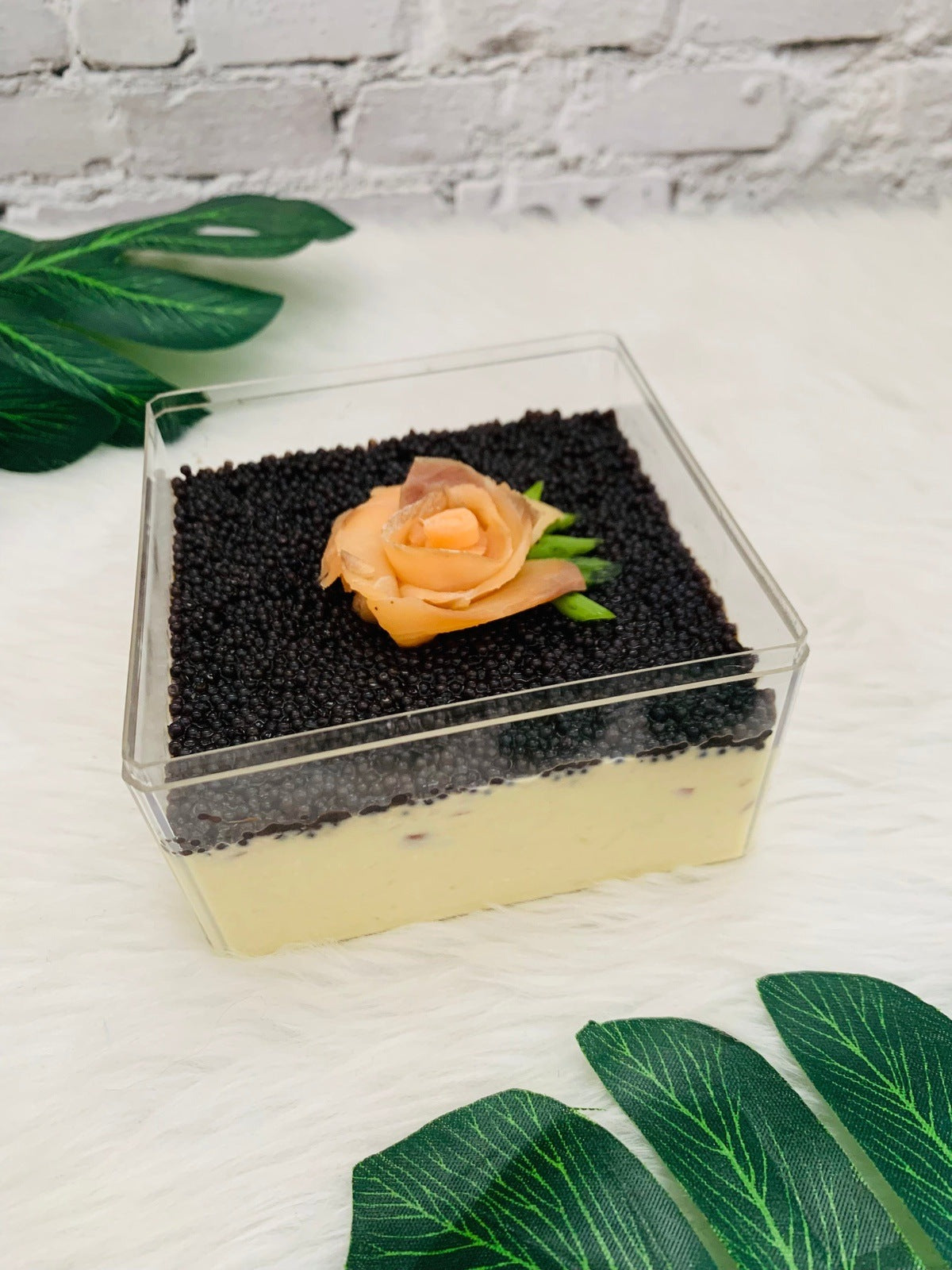 Classic Caviar Upgrade to Truffle with Salmon
